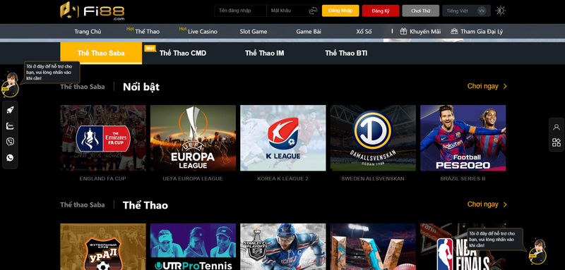 FI88 - S&acirc;n chơi c&aacute; cược thể thao, l&ocirc; đề trực tuyến h&agrave;ng đầu