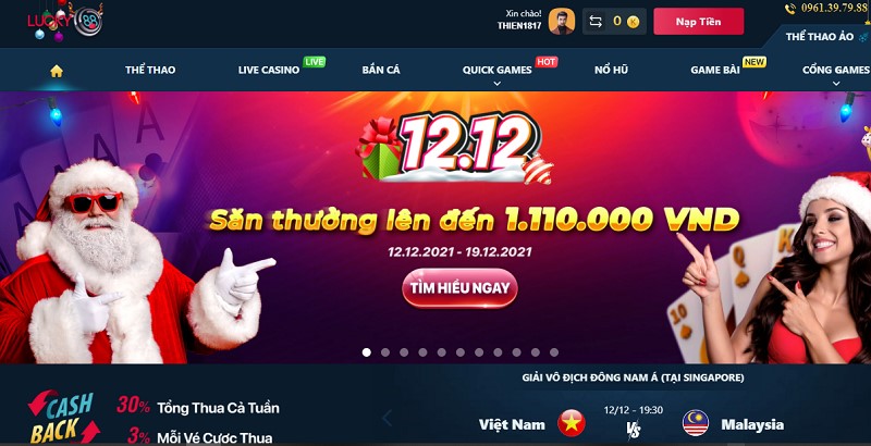 Lucky88 &ndash; Nh&agrave; c&aacute;i tặng tiền cược b&oacute;ng đ&aacute; tạo kh&ocirc;ng kh&iacute; mới mẻ tại Việt Nam