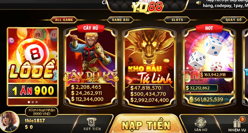 Yo88 &ndash; Cổng game b&agrave;i YO88 tiềm năng